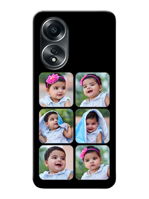 Custom Oppo A58 mobile phone cases: Multiple Pictures Design