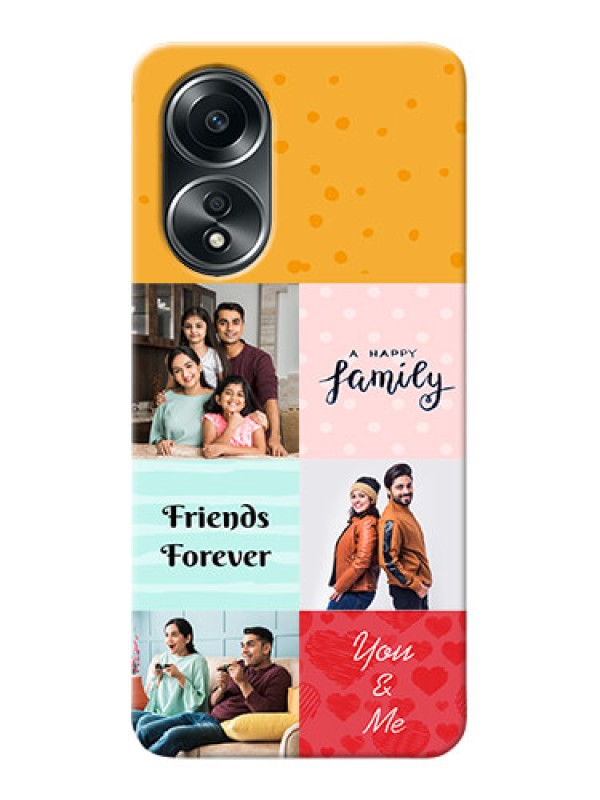Custom Oppo A58 Customized Phone Cases: Images with Quotes Design