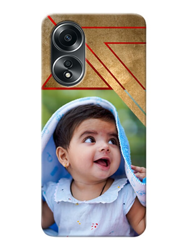 Custom Oppo A58 mobile phone cases: Gradient Abstract Texture Design