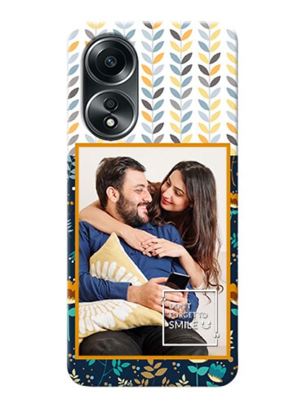 Custom Oppo A58 personalised phone covers: Pattern Design