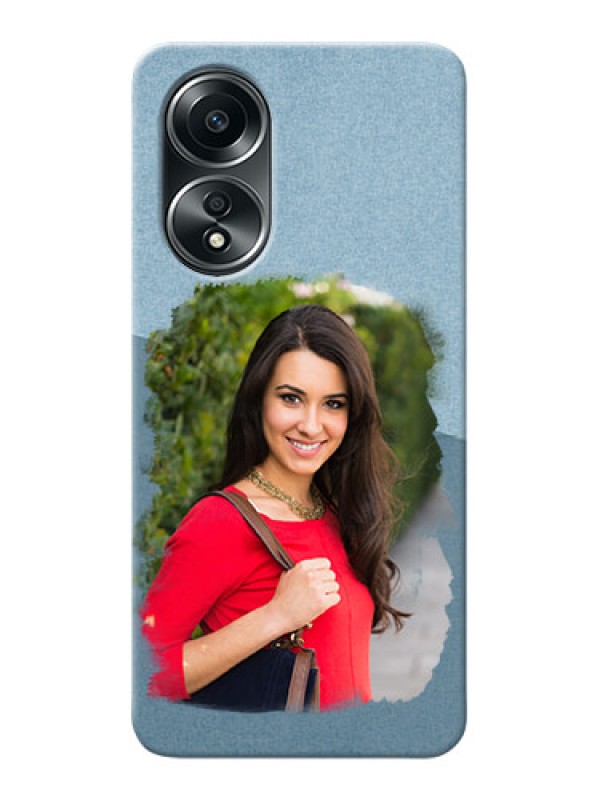 Custom Oppo A58 custom mobile phone covers: Grunge Line Art Design