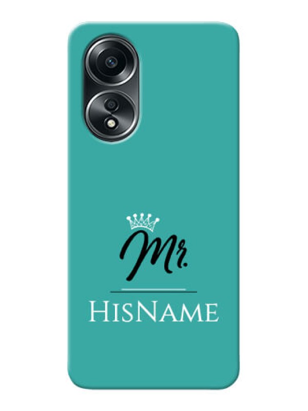 Custom Oppo A58 Custom Phone Case Mr with Name