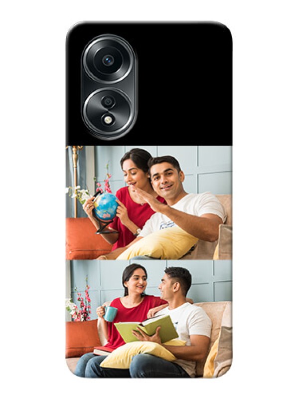 Custom Oppo A58 2 Images on Phone Cover