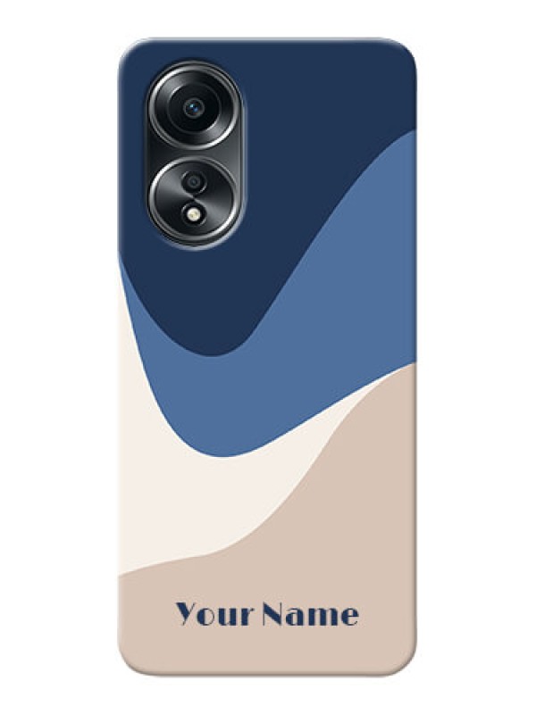 Custom Oppo A58 Custom Phone Case with Abstract Drip Art Design