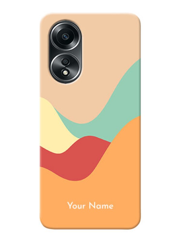 Custom Oppo A58 Personalized Phone Case with Ocean Waves Multiwithcolour Design