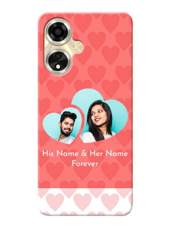 Custom Oppo A59 5G personalized phone covers: Couple Pic Upload Design