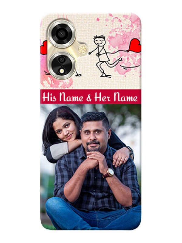 Custom Oppo A59 5G phone back covers: You and Me Case Design