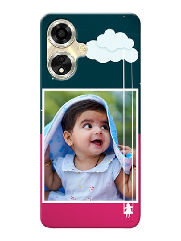 Custom Oppo A59 5G custom phone covers: Cute Girl with Cloud Design