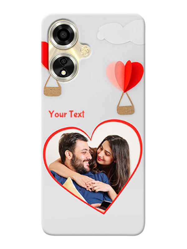 Custom Oppo A59 5G Phone Covers: Parachute Love Design