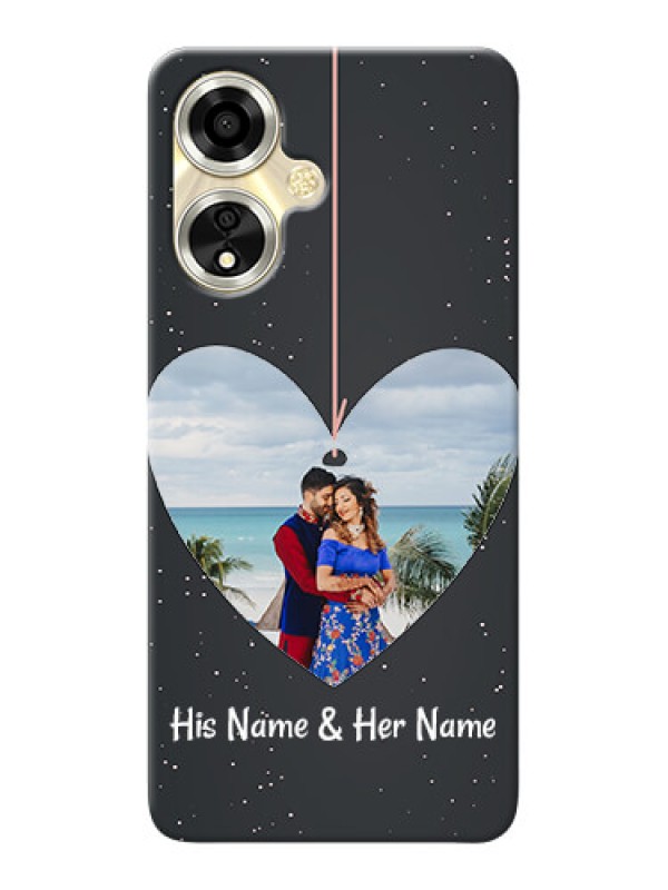 Custom Oppo A59 5G custom phone cases: Hanging Heart Design