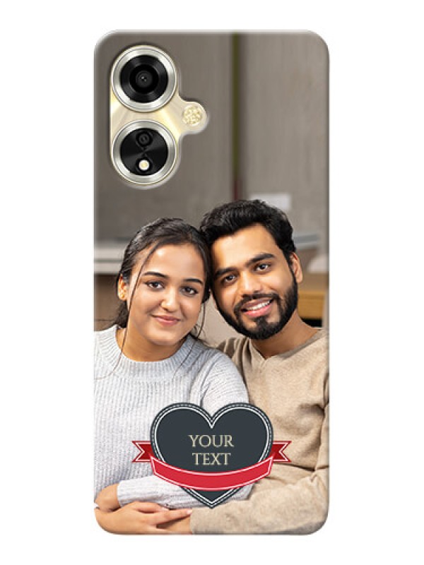 Custom Oppo A59 5G mobile back covers online: Just Married Couple Design