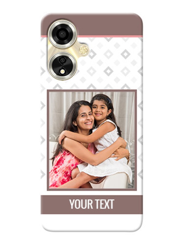 Custom Oppo A59 5G custom back covers: Simple Diamond Design