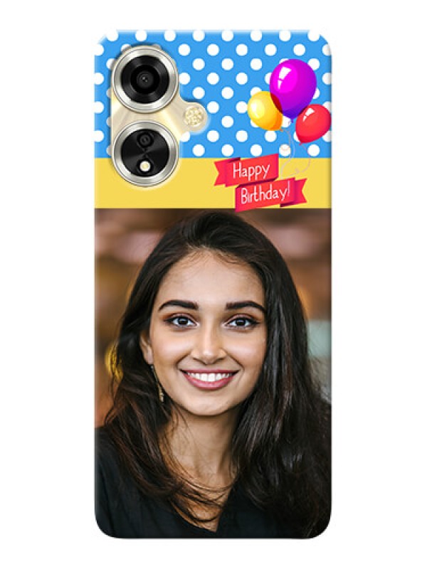 Custom Oppo A59 5G custom mobile back covers: Happy Birthday Design