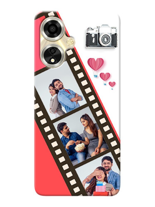Custom Oppo A59 5G custom phone covers: 3 Image Holder with Film Reel