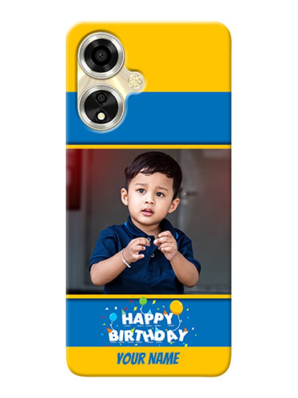 Custom Oppo A59 5G Mobile Back Covers Online: Birthday Wishes Design