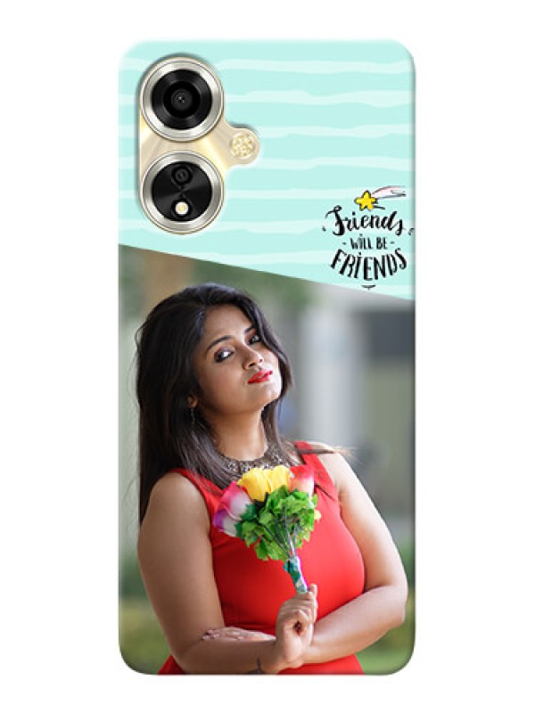 Custom Oppo A59 5G Mobile Back Covers: Friends Picture Icon Design