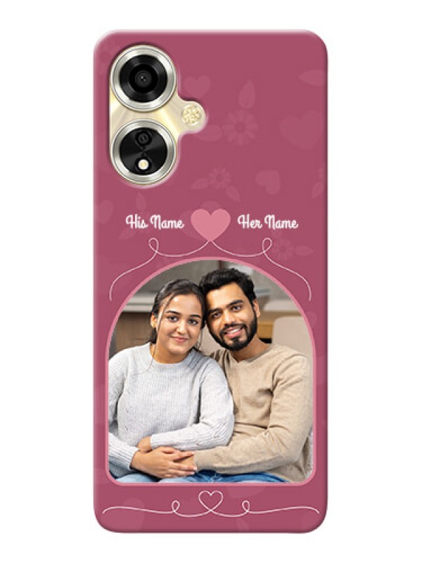 Custom Oppo A59 5G mobile phone covers: Love Floral Design