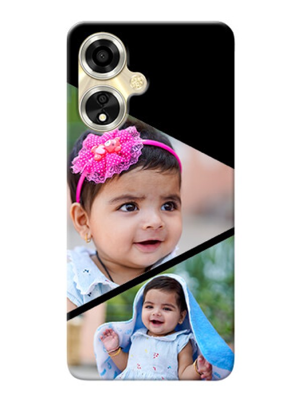 Custom Oppo A59 5G mobile back covers online: Semi Cut Design