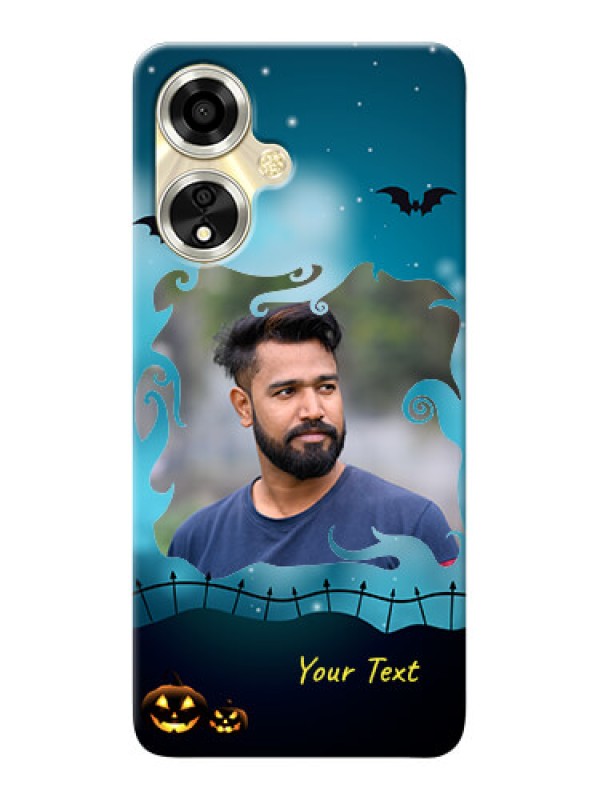 Custom Oppo A59 5G Personalised Phone Cases: Halloween frame design
