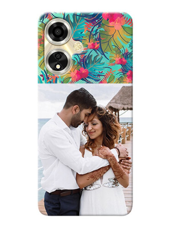 Custom Oppo A59 5G Personalized Phone Cases: Watercolor Floral Design