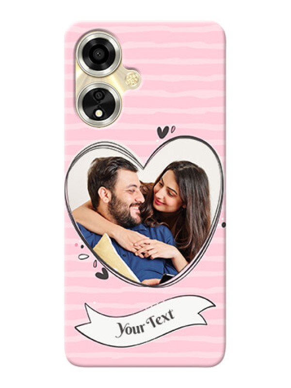 Custom Oppo A59 5G custom mobile phone covers: Vintage Heart Design