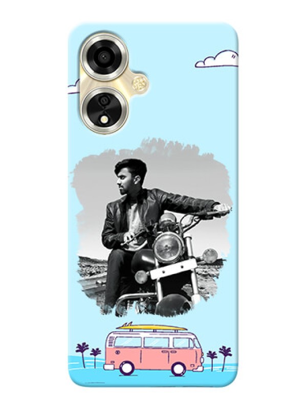 Custom Oppo A59 5G Mobile Covers Online: Travel And Adventure Design