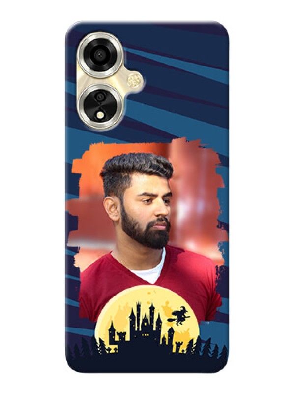 Custom Oppo A59 5G Back Covers: Halloween Witch Design