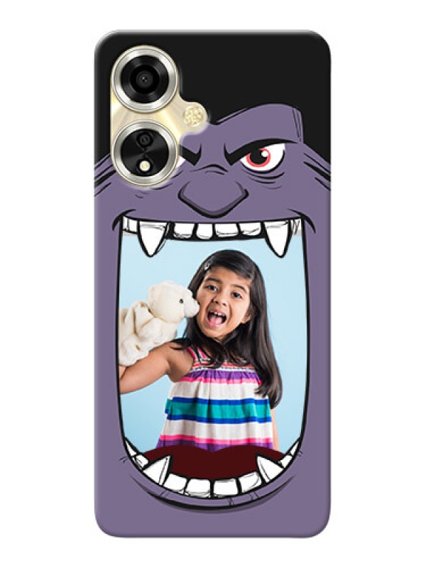 Custom Oppo A59 5G Personalised Phone Covers: Angry Monster Design