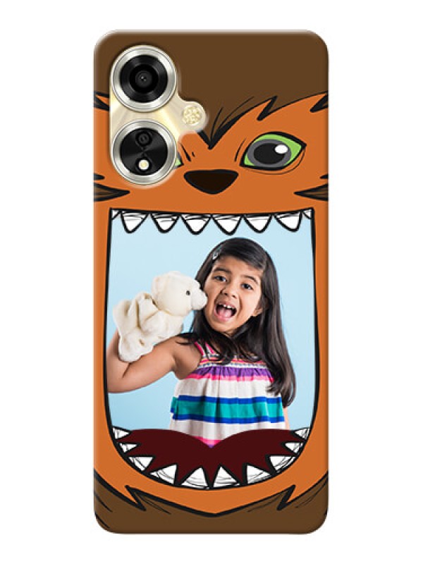 Custom Oppo A59 5G Phone Covers: Owl Monster Back Case Design