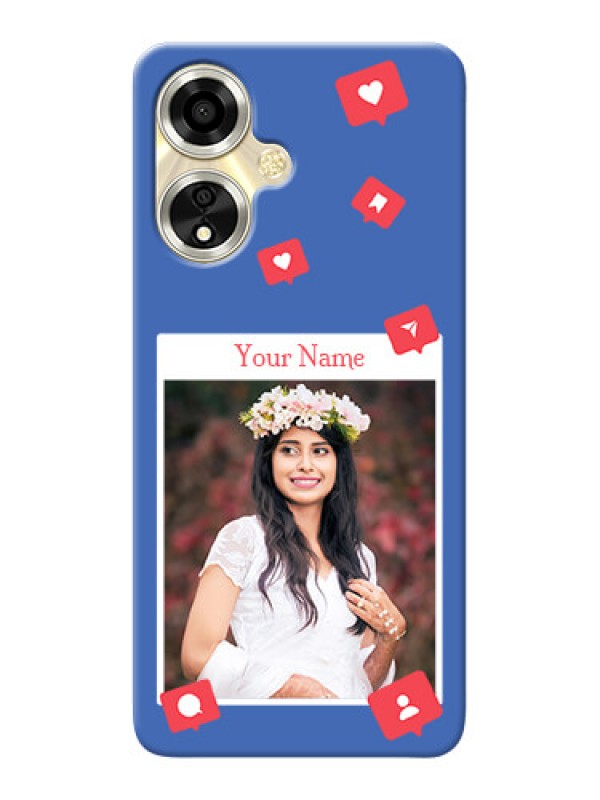 Custom Oppo A59 5G Custom Phone Case with Like Share And Comment Design