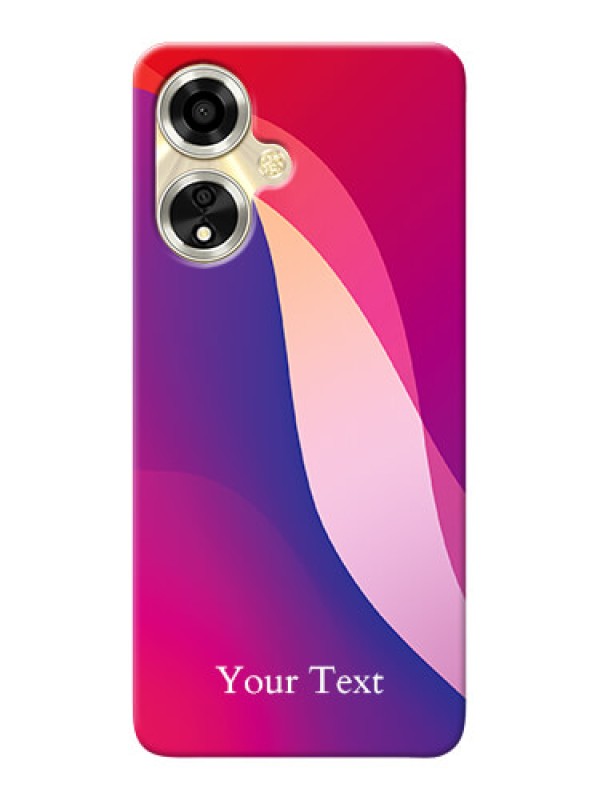 Custom Oppo A59 5G Personalized Phone Case with Digital abstract Overlap Design