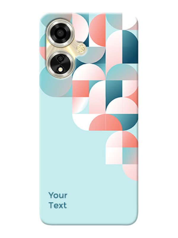 Custom Oppo A59 5G Custom Phone Case with Stylish Semicircle Pattern Design