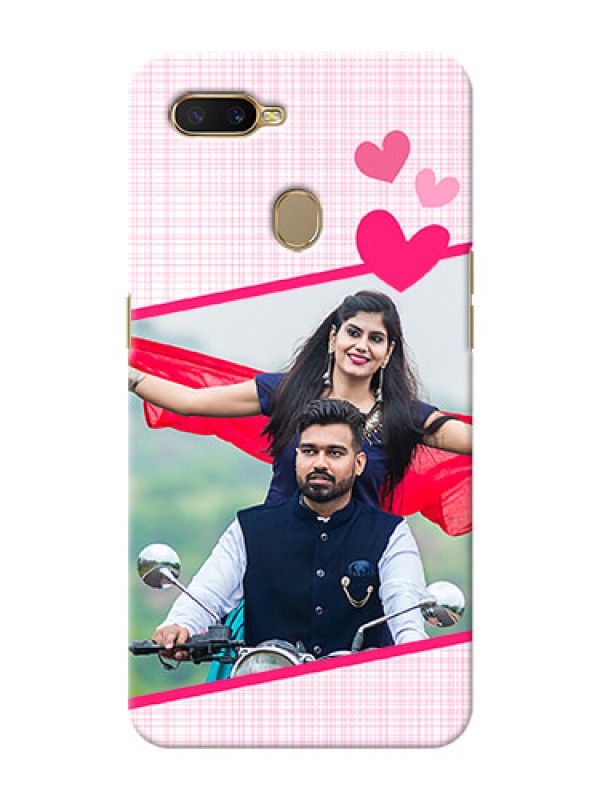 Custom Oppo A5s Personalised Phone Cases: Love Shape Heart Design