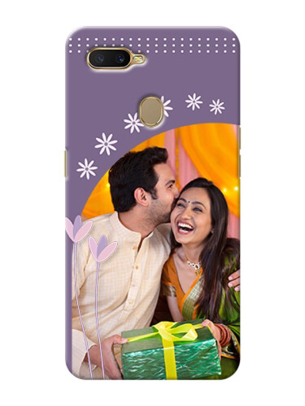 Custom Oppo A5s Phone covers for girls: lavender flowers design 