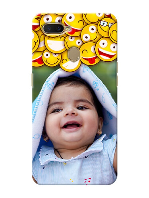 Custom Oppo A5s Custom Phone Cases with Smiley Emoji Design