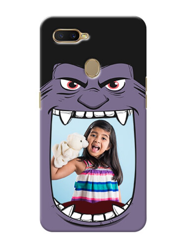Custom Oppo A5s Personalised Phone Covers: Angry Monster Design