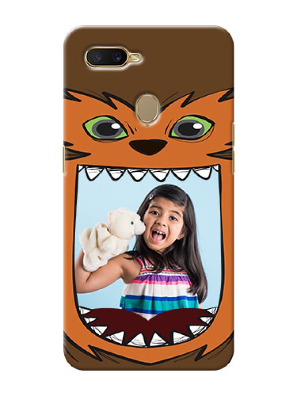 Custom Oppo A5s Phone Covers: Owl Monster Back Case Design
