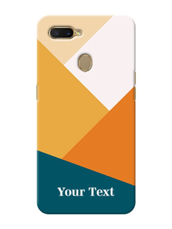 Custom Oppo A5S Custom Phone Cases: Stacked Multi-colour Design