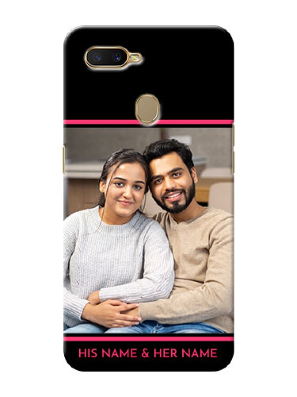 Custom Oppo A7 Mobile Covers With Add Text Design
