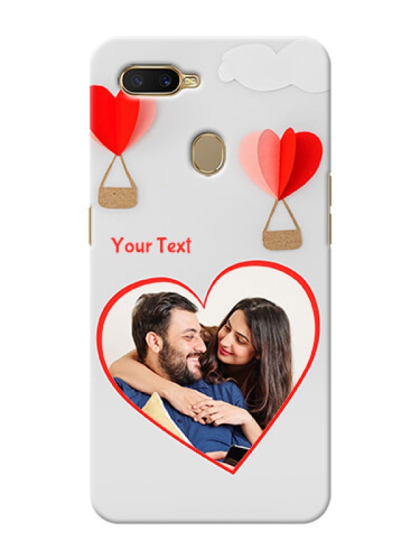 Custom Oppo A7 Phone Covers: Parachute Love Design