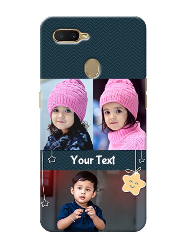 Custom Oppo A7 Mobile Back Covers Online: Hanging Stars Design