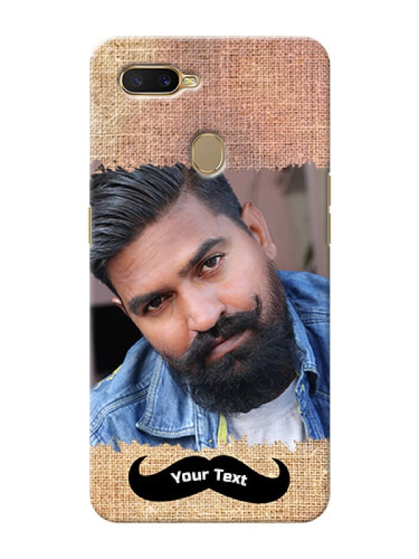 Custom Oppo A7 Mobile Back Covers Online with Texture Design