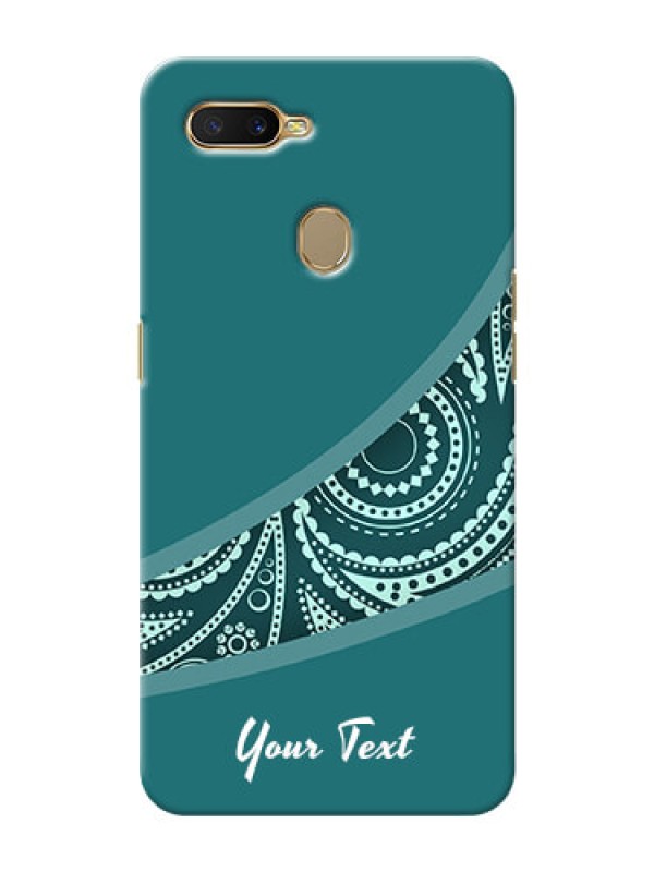Custom Oppo A7 Custom Phone Covers: semi visible floral Design
