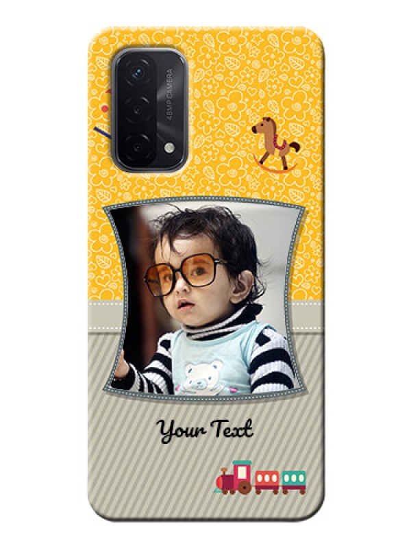 Custom Oppo A74 5G Mobile Cases Online: Baby Picture Upload Design