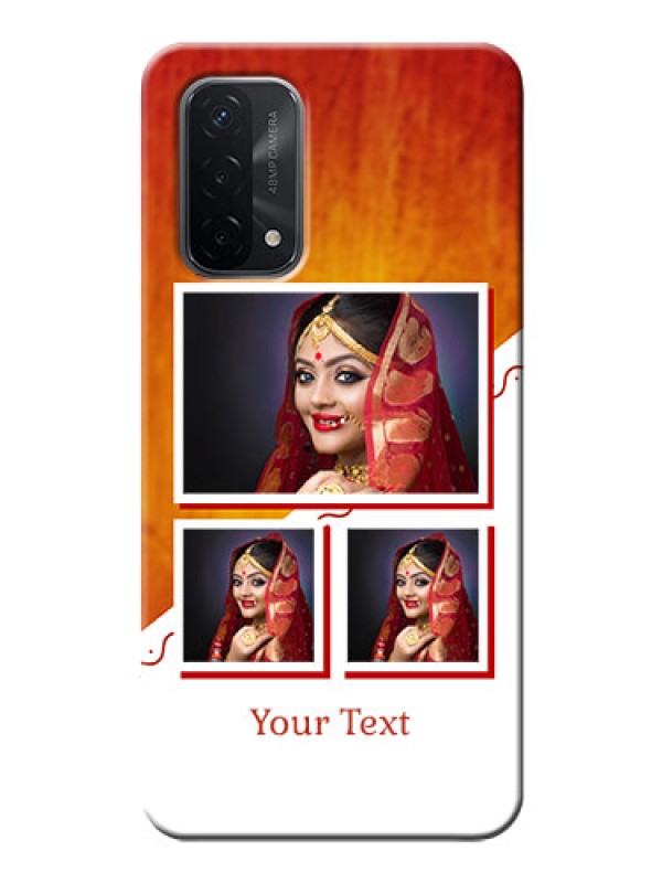 Custom Oppo A74 5G Personalised Phone Cases: Wedding Memories Design 