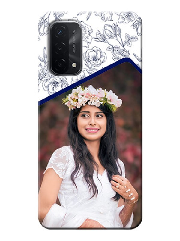Custom Oppo A74 5G Phone Cases: Premium Floral Design