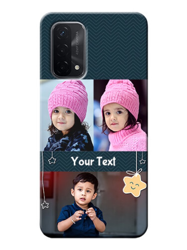 Custom Oppo A74 5G Mobile Back Covers Online: Hanging Stars Design