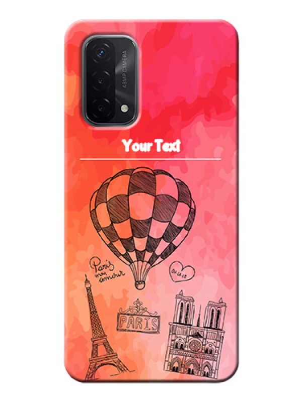 Custom Oppo A74 5G Personalized Mobile Covers: Paris Theme Design