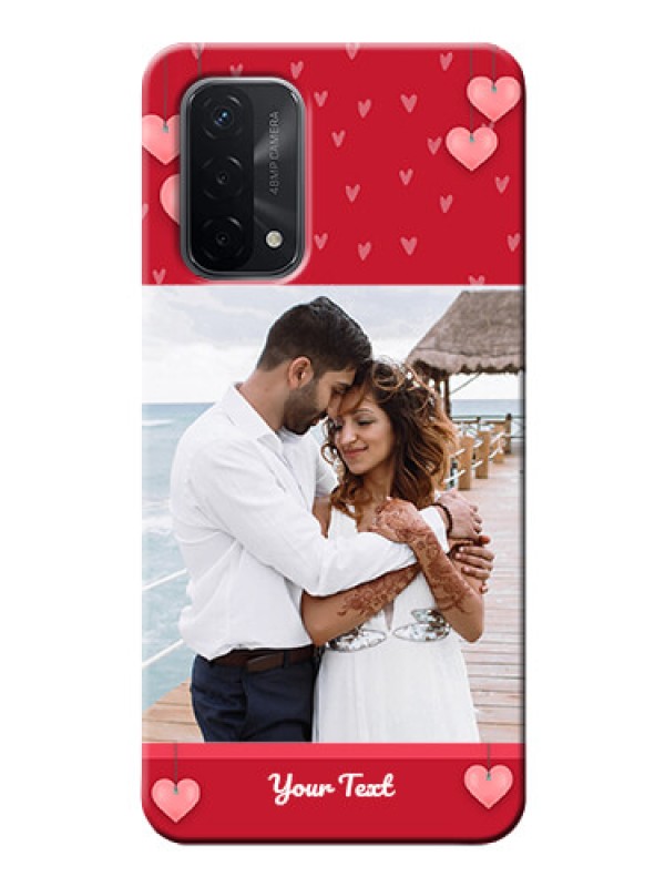 Custom Oppo A74 5G Mobile Back Covers: Valentines Day Design