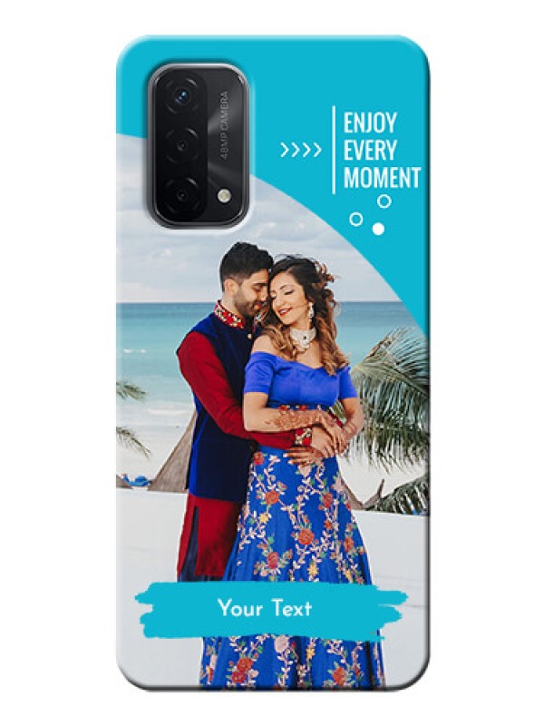 Custom Oppo A74 5G Personalized Phone Covers: Happy Moment Design